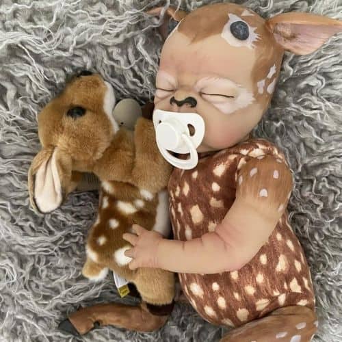 Fawna Deer Reborn Baby (Plush Included)